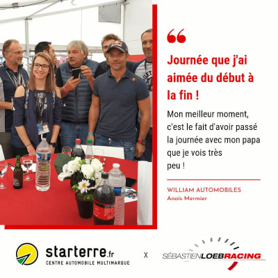 Témoignage de William Automobile, client marchand Starterre, sur la journée au Castellet