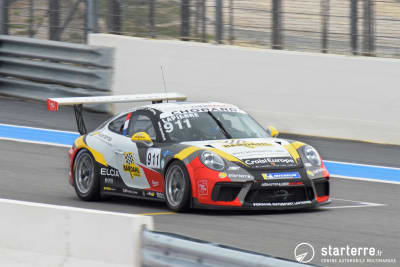 La 911 GT3 de Gianmarco Quaresmini sur le circuit Paul Ricard