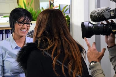 Interview d'une collaboratrice par des journalistes pour les 25 ans de Starterre