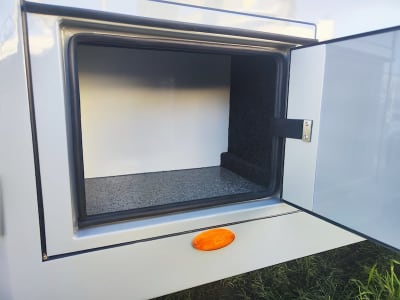 Coffre à chaussures camion chevaux Ameline Haras Signature