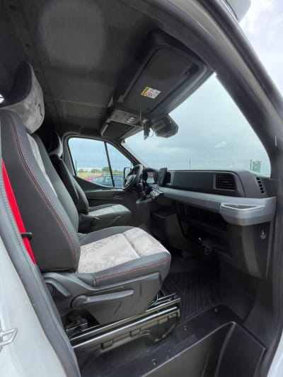 nouvelle cabine camion chevaux renault master vue passager