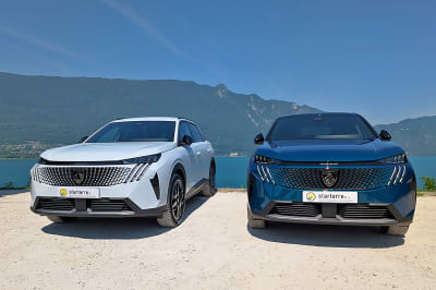 Nouveau Peugeot 3008 et Peugeot 5008 vus de face