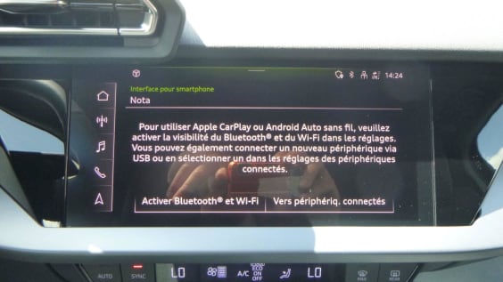 Audi A3 SPORTBACK A3 Sportback TFSI 150 S line Noir Mythic
