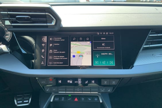 Audi A3 SPORTBACK NOUVELLE 45 TFSI E HYBRIDE RECHARGEABLE 272 S TRONIC 6 S LINE Blanc Arcona