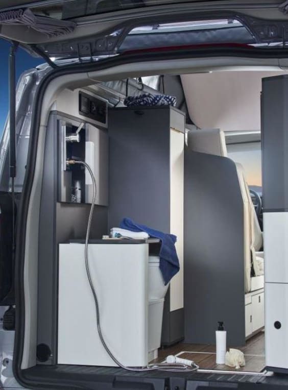 Campérêve CAP LAND FORD TRANSIT CUSTOM 2.0L 136 CV - BVA Gris Lunaire