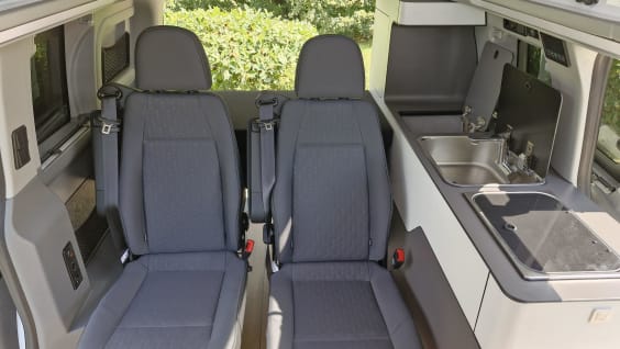 City by Campérêve City camp FORD TRANSIT CUSTOM 2.0L - ECOBLUE - 136 CV - BVA Bleu Azur