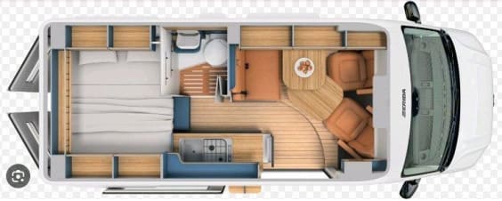 Eriba CAR 600 VOLKSWAGEN CRAFTER - 2.0L TDI - 177 CV - BVA Bicolore Gris Indium
