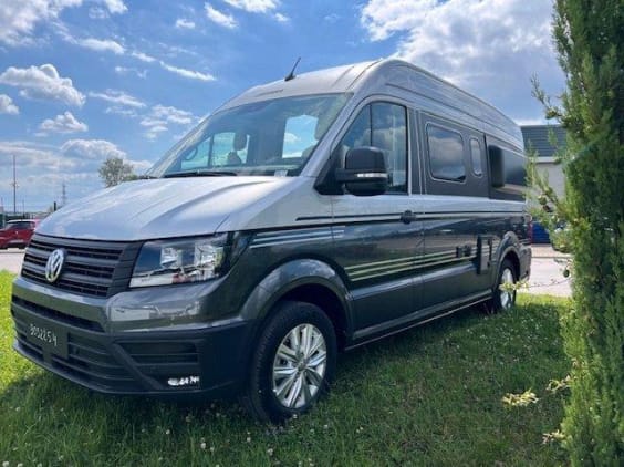 Eriba CAR 600 VOLKSWAGEN CRAFTER - 2.0L TDI - 177 CV - BVA Bicolore Gris Indium