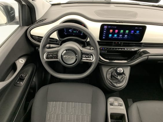 Fiat 500 1.0 65 ch Hybride Icône Ice White