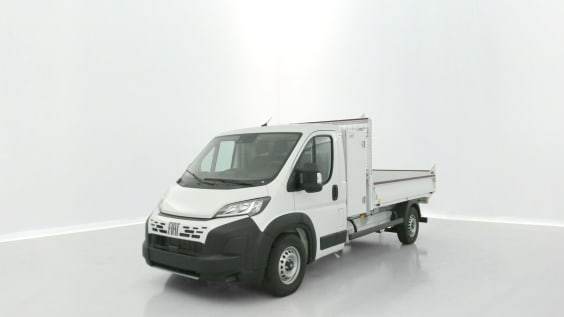 Fiat Ducato DUCATO L3 (L) 3.5 t Maxi 140ch Heavy Duty Benne Acier + Coffre JPM Blanc