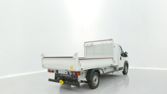 Fiat Ducato DUCATO L3 (L) 3.5 t Maxi 140ch Heavy Duty Benne Acier + Coffre JPM Blanc