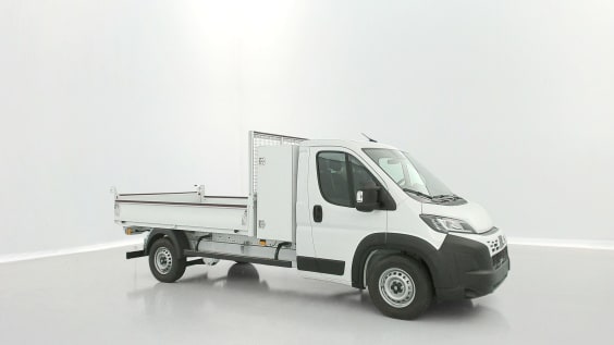 Fiat Ducato DUCATO L3 (L) 3.5 t Maxi 140ch Heavy Duty Benne Acier + Coffre JPM Blanc