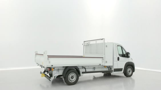 Fiat Ducato DUCATO L3 (L) 3.5 t Maxi 140ch Heavy Duty Benne Acier + Coffre JPM Blanc