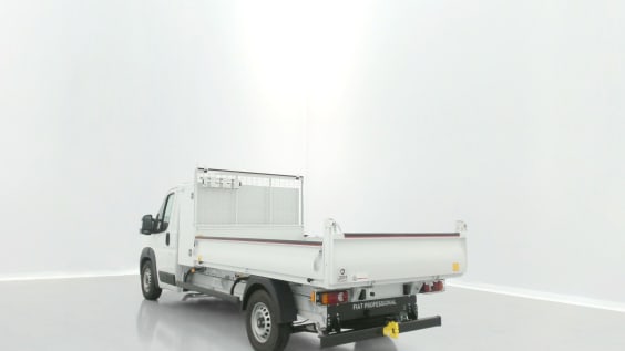 Fiat Ducato DUCATO L3 (L) 3.5 t Maxi 140ch Heavy Duty Benne Acier + Coffre JPM Blanc