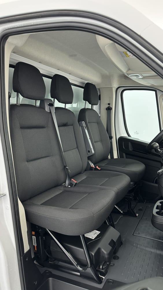 Fiat Ducato DUCATO L3 (L) 3.5 t Maxi 140ch Heavy Duty Benne Acier + Coffre JPM Blanc