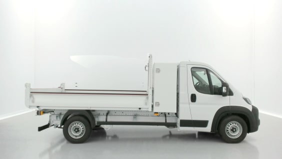 Fiat Ducato DUCATO L3 (L) 3.5 t Maxi 140ch Heavy Duty Benne Acier + Coffre JPM Blanc