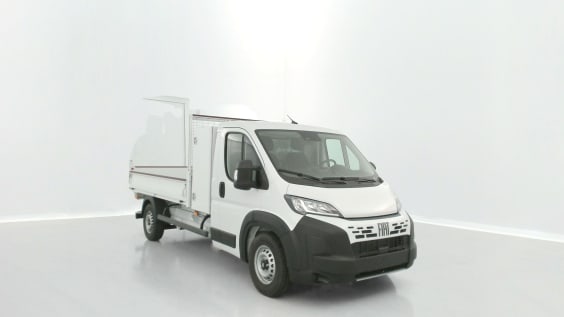 Fiat Ducato DUCATO L3 (L) 3.5 t Maxi 140ch Heavy Duty Benne Acier + Coffre JPM Blanc