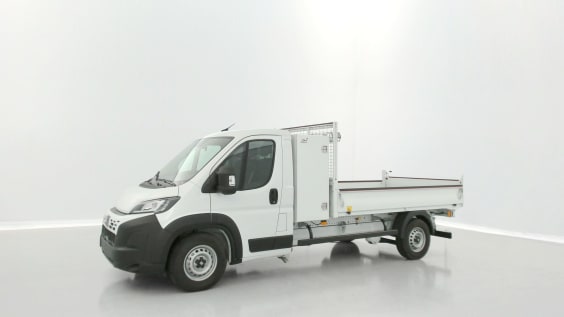 Fiat Ducato DUCATO L3 (L) 3.5 t Maxi 140ch Heavy Duty Benne Acier + Coffre JPM Blanc