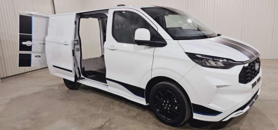 Ford Transit Custom Fourgon TRANSIT CUSTOM FGN 320 L1H1 2.0 ECOBLUE 170 CH BVA8 SPORT Blanc Glacier
