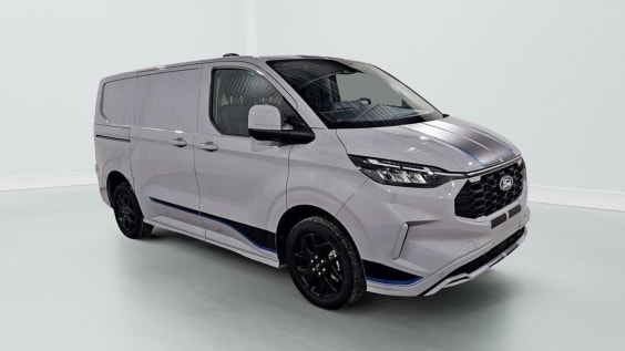 Ford Transit Custom Fourgon TRANSIT CUSTOM FGN 320 L1H1 2.0 ECOBLUE 170 CH BVA8 SPORT Gris Matter