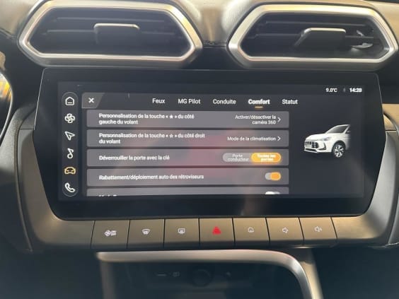 MG ZS 1.5 L Hybrid+ 197 ch Luxury Gris
