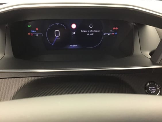 Peugeot 2008 GT Hybrid 145 hp e-DSC6 gris artense