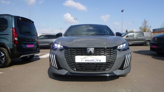Peugeot 208 Hybrid 145 ch e-DCS6 GT Gris Selenium