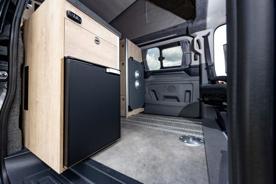 Stylevan Origin EQUINOX IV FORD TRANSIT CUSTOM - 2.0 L - 150 CV - BVM Bleu Azur 