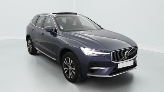 Volvo XC60 T6 Recharge AWD 253 ch + 87 ch Geartronic 8 R-Design Bleu Denim