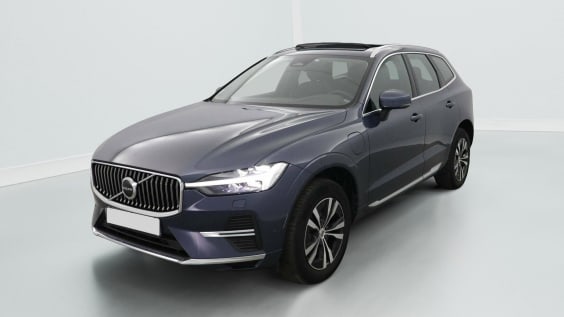 Volvo XC60 T6 Recharge AWD 253 ch + 87 ch Geartronic 8 R-Design Bleu Denim