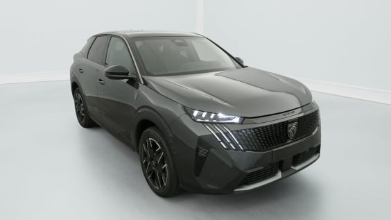 Peugeot 3008 Hybrid 145 e-DCS6 GT Gris Titane / Toit Noir