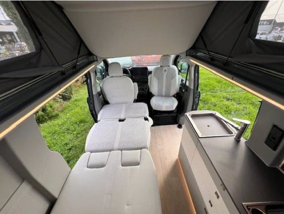 Westfalia KELSEY NOUVEAU FORD TRANSIT CUSTOM 136 Cv BVA Gris Magnetic 
