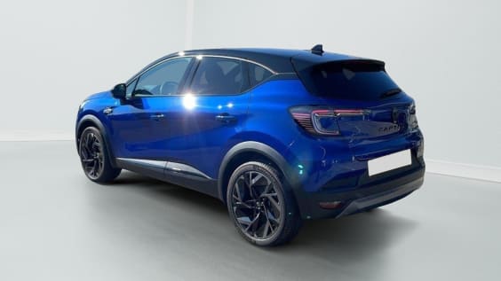 Renault CAPTUR Captur E-Tech full hybrid 145 ch esprit Alpine Bleu Iron Metal Toit Noir