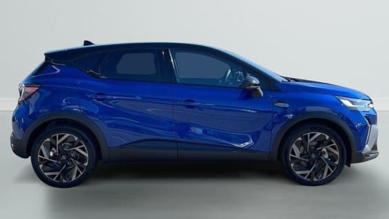 Renault CAPTUR Captur E-Tech full hybrid 145 ch esprit Alpine Bleu Iron Metal Toit Noir