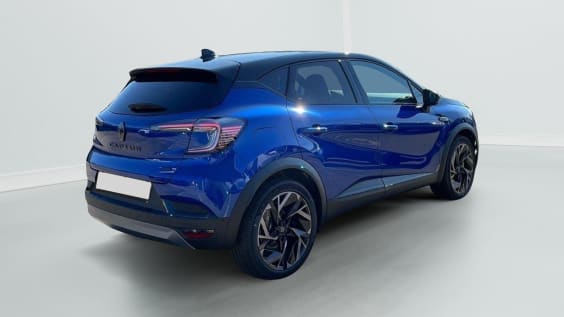 Renault CAPTUR Captur E-Tech full hybrid 145 ch esprit Alpine Bleu Iron Metal Toit Noir