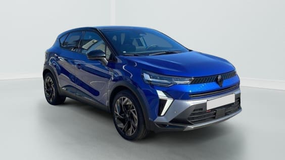 Renault CAPTUR Captur E-Tech full hybrid 145 ch esprit Alpine Bleu Iron Metal Toit Noir