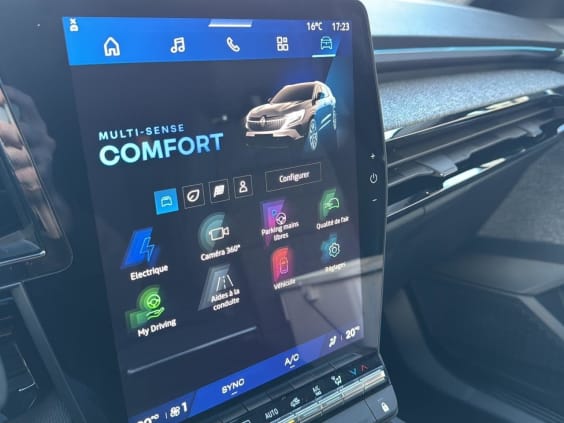 Renault ESPACE VI 1.2 e-tech full hybrid 200 techno 7 places Gris Schiste