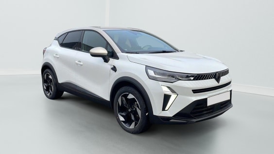 Renault CAPTUR Captur E-Tech full hybrid 145 ch Techno Blanc Nacre Metal / Toit Beige
