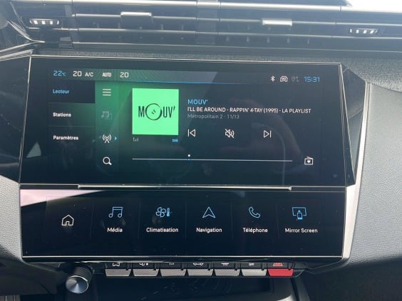 Peugeot 308 Hybrid 136 e-DCS6 Allure Vert Olivine Metal