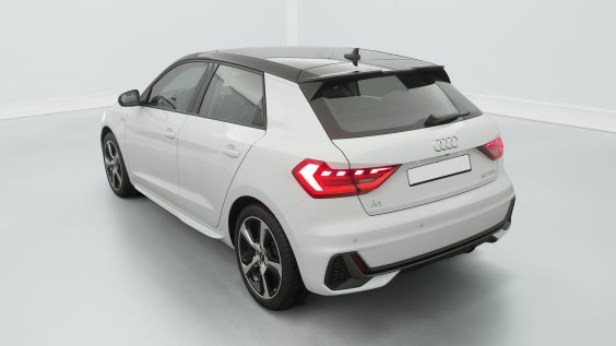 Audi A1 Sportback 30 TFSI 116 ch S tronic 7 Design Blanc Glacier/ Toit Noir