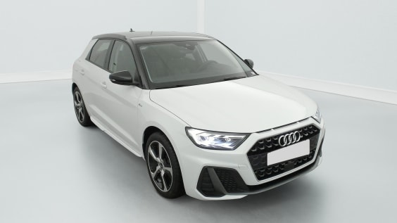 Audi A1 Sportback 30 TFSI 116 ch S tronic 7 Design Blanc Glacier/ Toit Noir