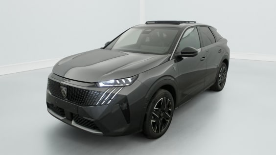 Peugeot 3008 Hybrid 145 e-DCS6 GT Gris Titane / Toit Noir