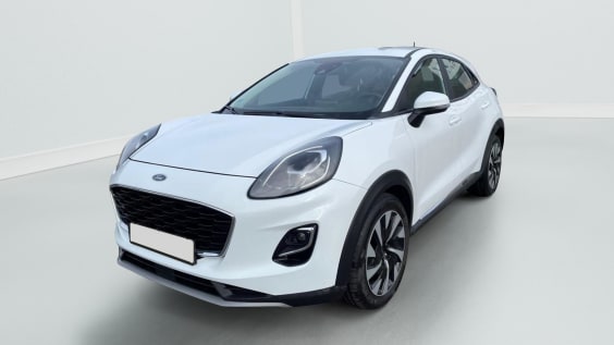 Ford PUMA 1.0 flexifuel 125 mhev titanium Blanc Glacier