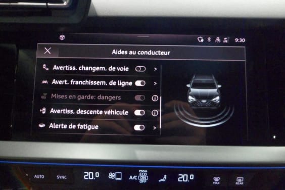 Audi A3 SPORTBACK A3 Sportback TFSI Mild Hybrid 150 S tronic 7 S line Noir Mythe
