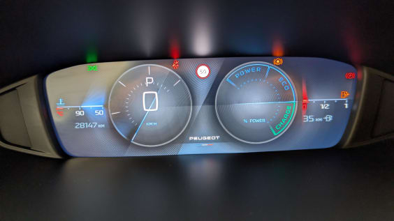 Peugeot 408 Hybrid 136 e-DCS6 Allure Blanc Okenite
