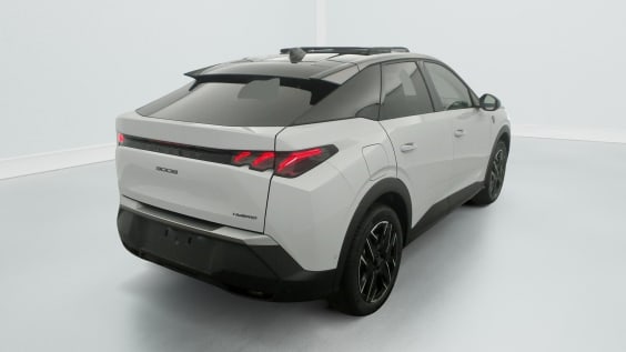 Peugeot 3008 Hybrid 145 e-DCS6 GT Blanc Okenite / Toit Noir