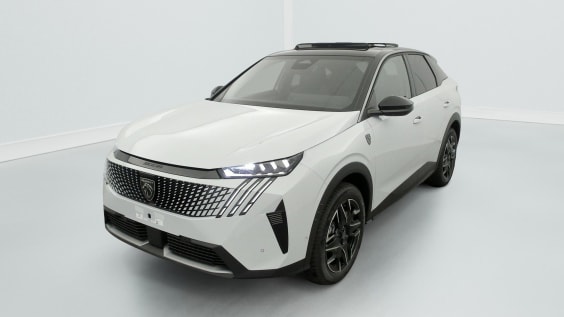 Peugeot 3008 Hybrid 145 e-DCS6 GT Blanc Okenite / Toit Noir