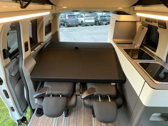 City by Campérêve CITYCAMP FORD TRANSIT CUSTOM 2.0L 136 CV BVA8 Blanc 
