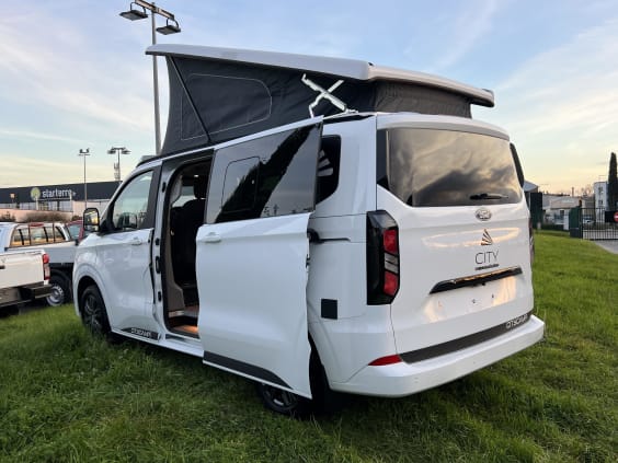 City by Campérêve City camp FORD TRANSIT CUSTOM 2.0L - ECOBLUE - 136 CV - BVA Blanc 