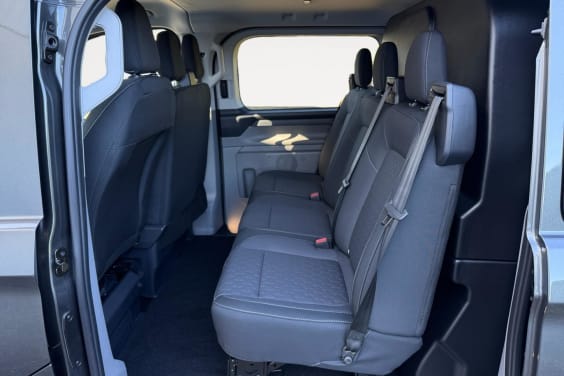 Ford Transit Custom CABINE APPROFONDIE 320 L2H1 2.0 ECOBLUE 170 LIMITED BVA8 6PL Gris Magnetic